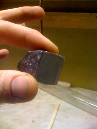 Illustration for article titled This guy hand-forged his own wedding ring. OUT OF A METEORITE.